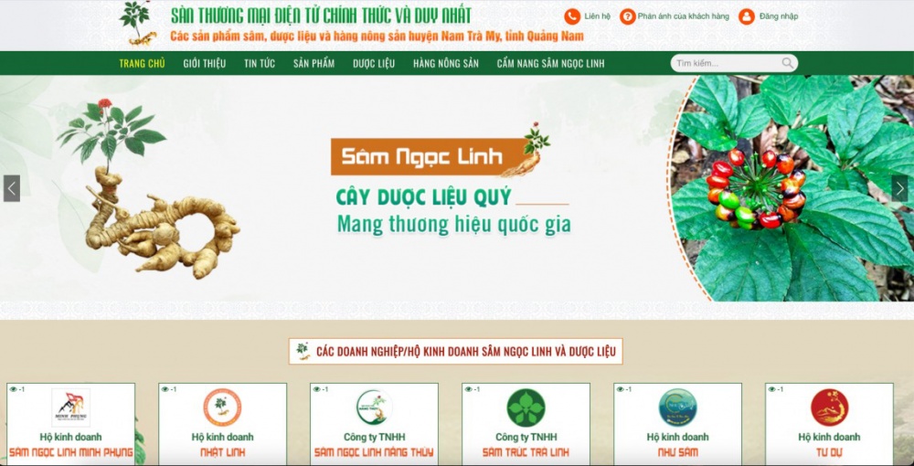 chỉ cần cú lick chuột, là có thể tìm hiểu đầy đủ các thông tin về các sản phẩm sâm Ngọc Linh và nông sản của địa phương…. chỉ cần cú lick chuột, là có thể tìm hiểu đầy đủ các thông tin về các sản phẩm sâm Ngọc Linh và nông sản của địa phương….