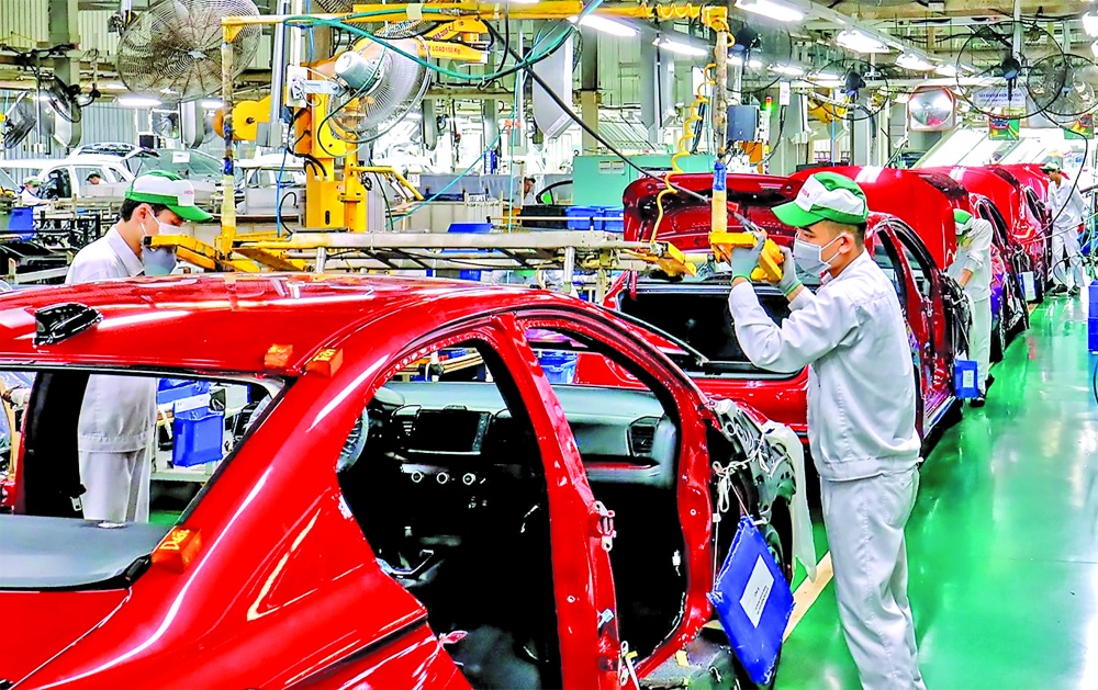 Sản xuất công nghiệp phục hồi tích cực, là một động lực quan trọng của tăng trưởng Sản xuất công nghiệp phục hồi tích cực, là một động lực quan trọng của tăng trưởng