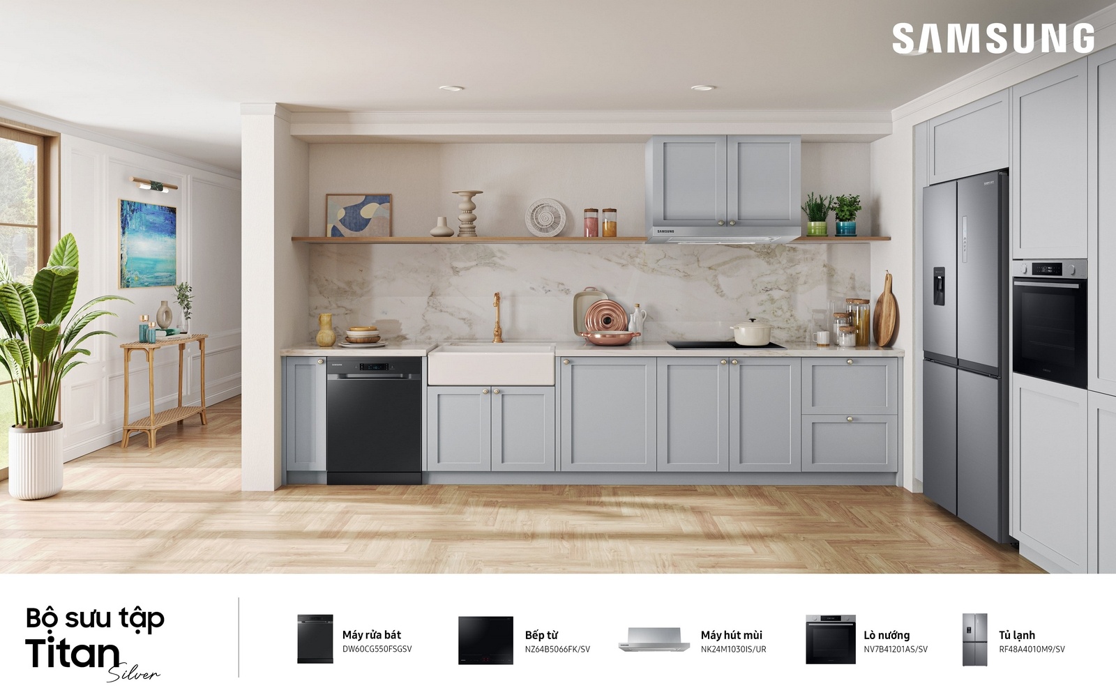 Samsung ra mắt loạt thiết bị gia dụng bếp mới tại Việt Nam