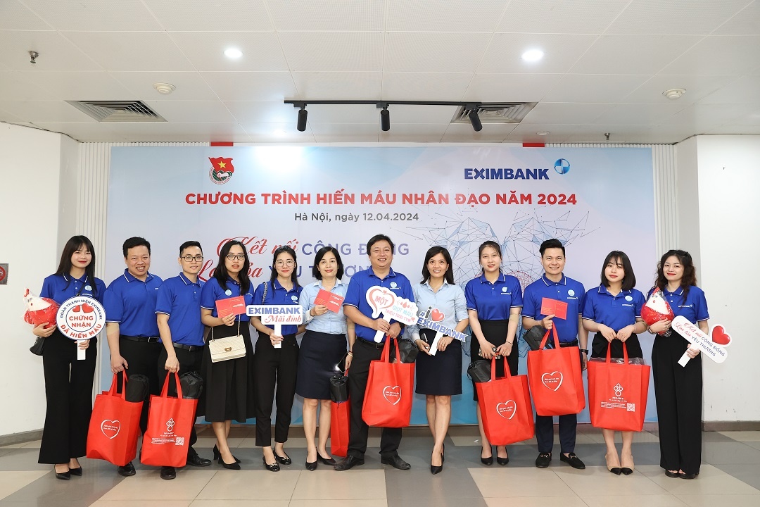 Eximbank tổ chức ngày hội hiến máu vì cộng đồng năm 2024