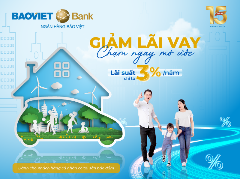 BAOVIET Bank: Quý I/2024, tổng tài sản tăng trưởng 17% so với cùng kỳ
