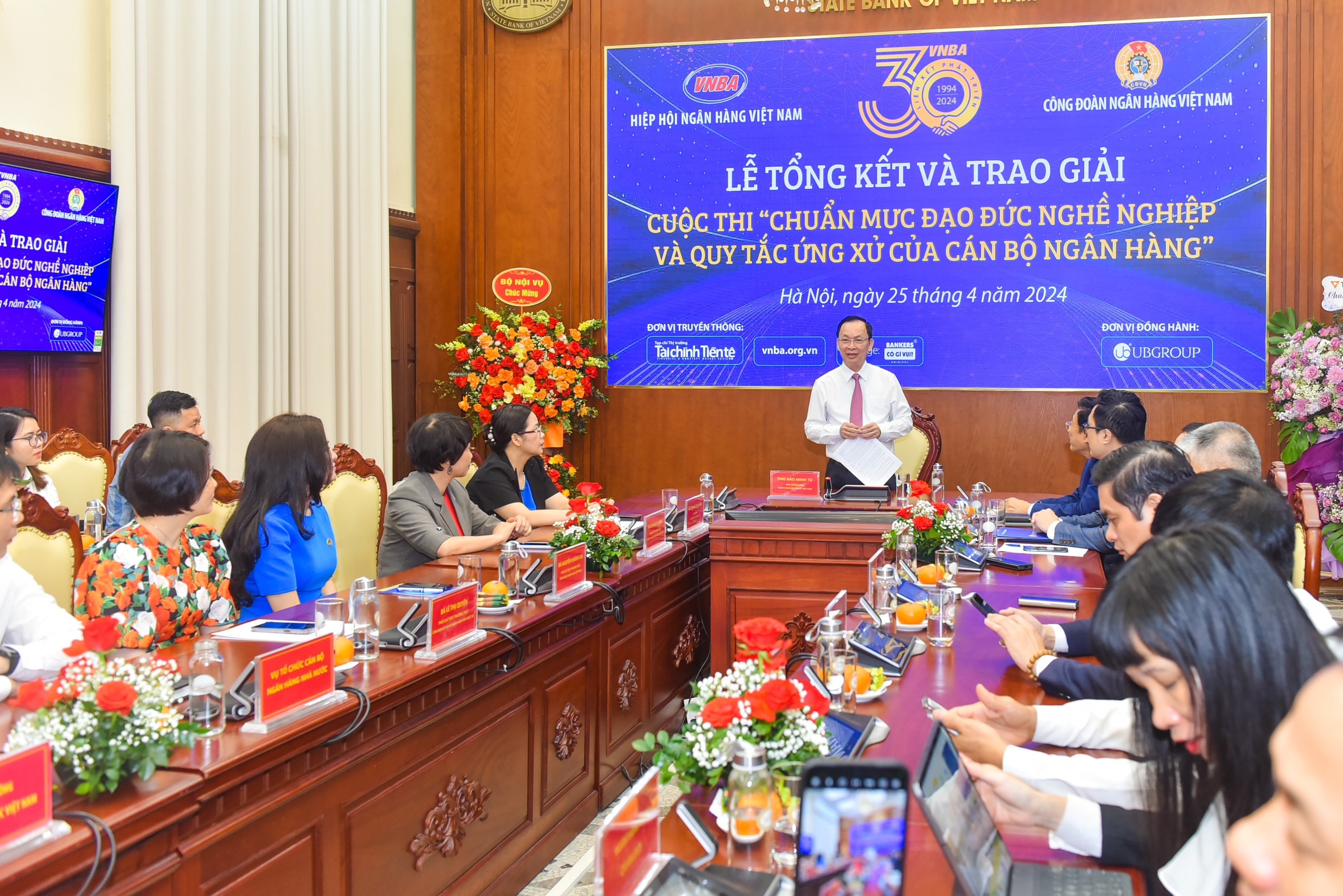 Tổng kết và trao giải Cuộc thi Chuẩn mực đạo đức nghề nghiệp cán bộ ngân hàng