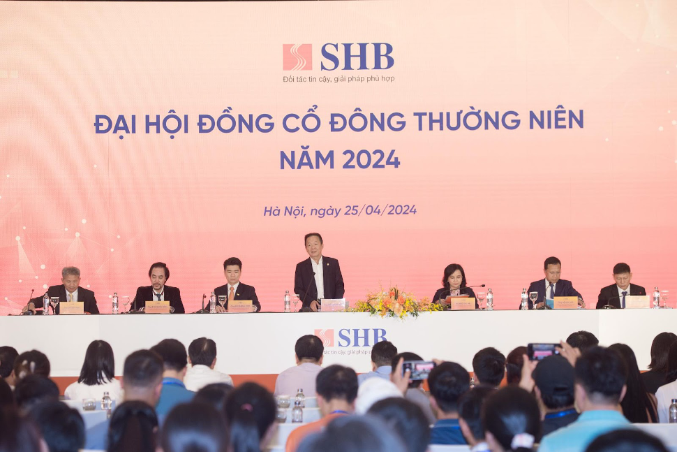 SHB đặt mục tiêu năm 2024 vốn điều lệ tăng 12% lên 40.658 tỷ đồng và chia cổ tức 18% SHB đặt mục tiêu năm 2024 vốn điều lệ tăng 12% lên 40.658 tỷ đồng và chia cổ tức 18%