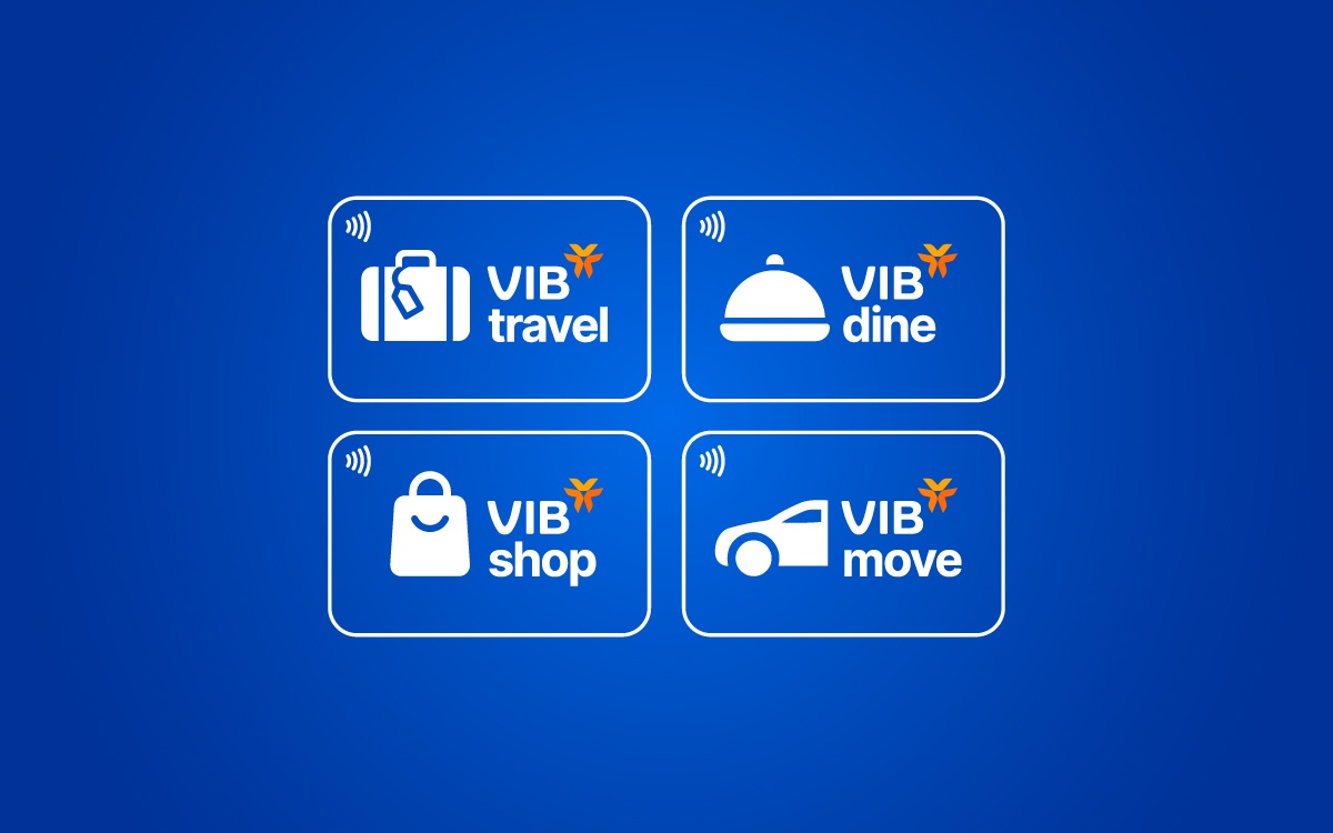 VIB cùng hơn 150 thương hiệu lớn ưu đãi đến 40% cho chủ thẻ tín dụng VIB cùng hơn 150 thương hiệu lớn ưu đãi đến 40% cho chủ thẻ tín dụng