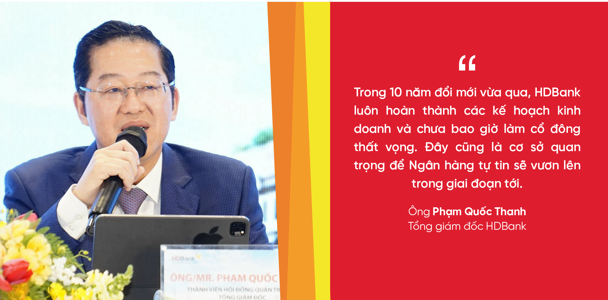 Chìa khóa tăng trưởng cao và bền vững của HDBank