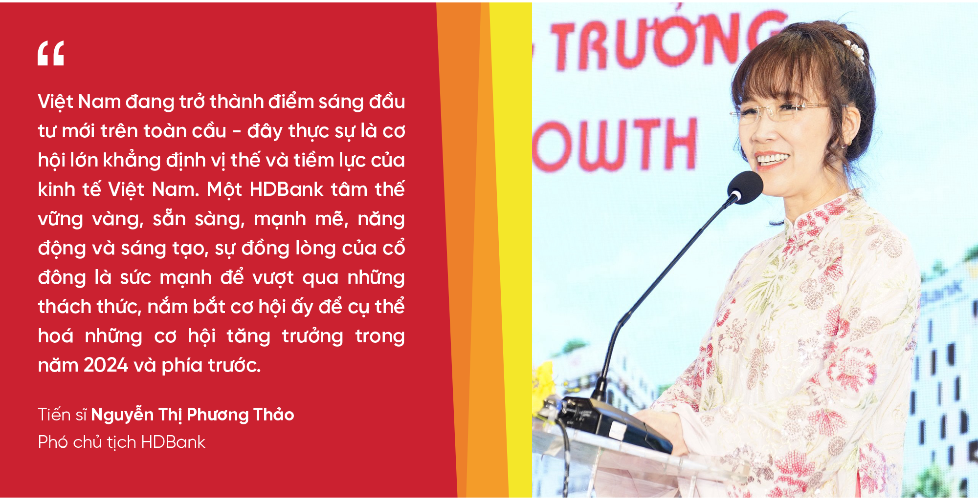 Chìa khóa tăng trưởng cao và bền vững của HDBank