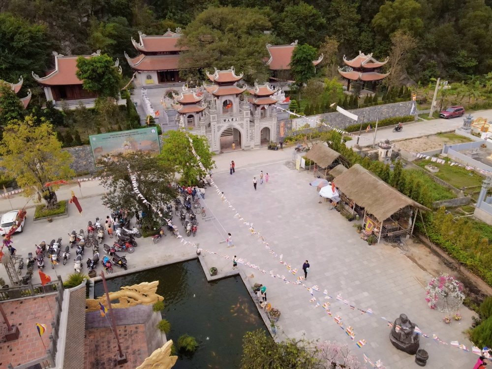 Một góc chùa Hổ Sơn 