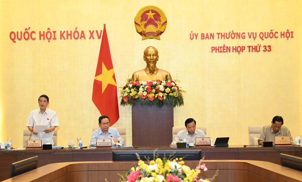 Ủy ban Thường vụ Quốc hội đã khai mạc phiên họp thứ 33 và xem xét Báo cáo Đánh giá bổ sung kết quả thực hiện Kế hoạch phát triển kinh tế - xã hội năm 2023; tình hình triển khai Kế hoạch phát triển kinh tế - xã hội năm 2024… Ủy ban Thường vụ Quốc hội đã khai mạc phiên họp thứ 33 và xem xét Báo cáo Đánh giá bổ sung kết quả thực hiện Kế hoạch phát triển kinh tế - xã hội năm 2023; tình hình triển khai Kế hoạch phát triển kinh tế - xã hội năm 2024…