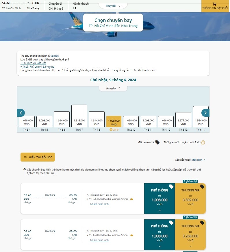 Vietnam Airlines mở bán hàng trăm nghìn vé máy bay giá hấp dẫn Vietnam Airlines mở bán hàng trăm nghìn vé máy bay giá hấp dẫn