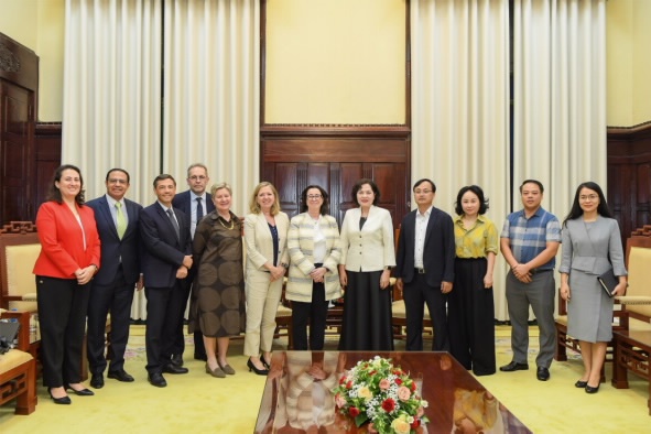 Thống đốc Nguyễn Thị Hồng tiếp Phó Chủ tịch Ngân hàng Thế giới