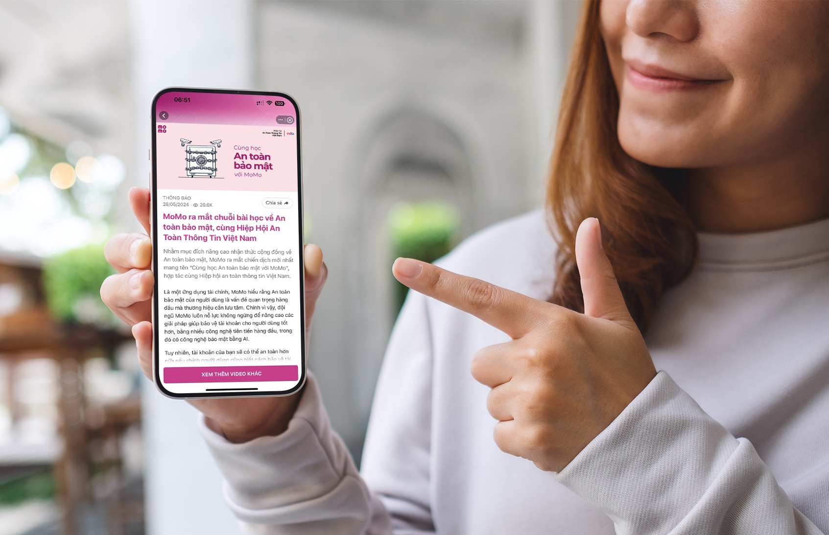 MoMo nâng cao kiến thức về an toàn bảo mật cho người dùng