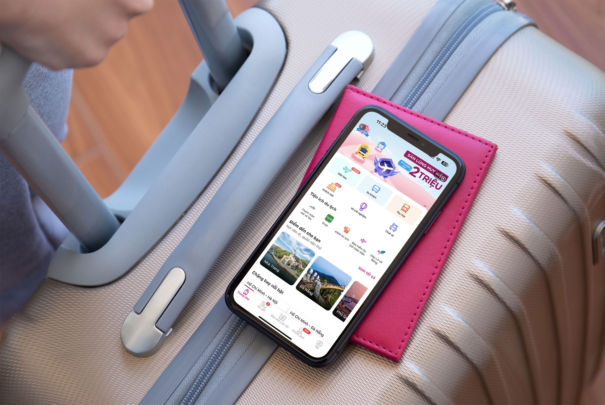 MoMo Travel hiện đã trở thành một thương hiệu du lịch phổ biến 