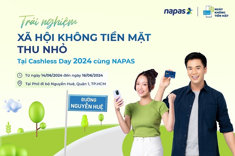 Nhận "cơn mưa" quà tặng từ NAPAS tại Lễ hội không tiền mặt Cashless Day 2024