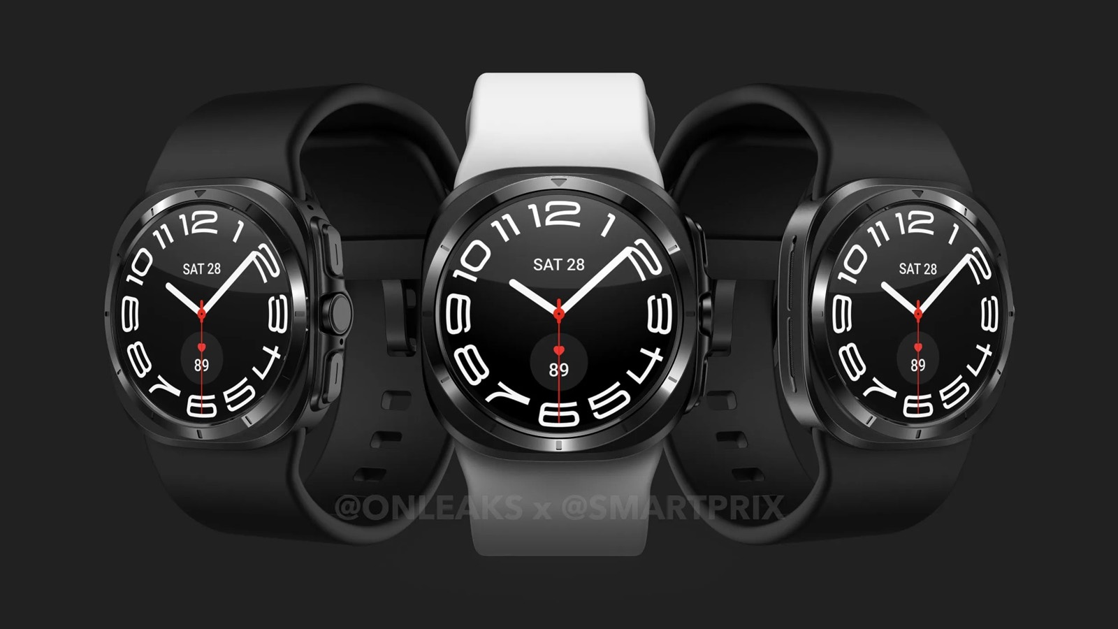 Ảnh render về Galaxy Watch Ultra của OnLeaks và SmartPrix