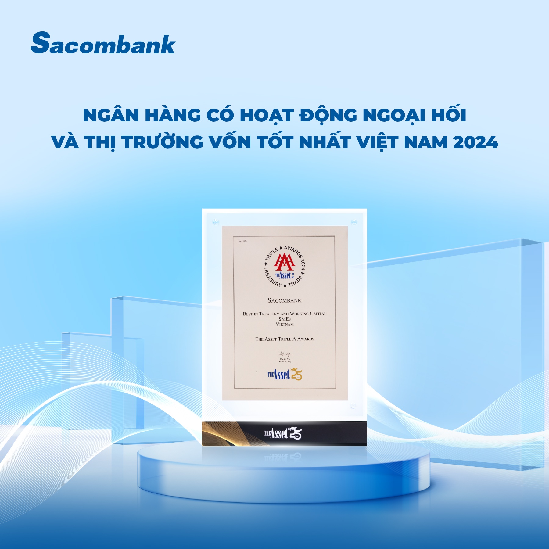 Dịch vụ ngoại hối của Sacombank đạt giải thưởng The Asset Triple A Dịch vụ ngoại hối của Sacombank đạt giải thưởng The Asset Triple A