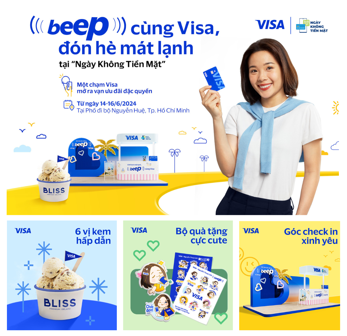 Đối tác bán hàng tung nhiều khuyến mãi hấp dẫn dành cho chủ thẻ Visa