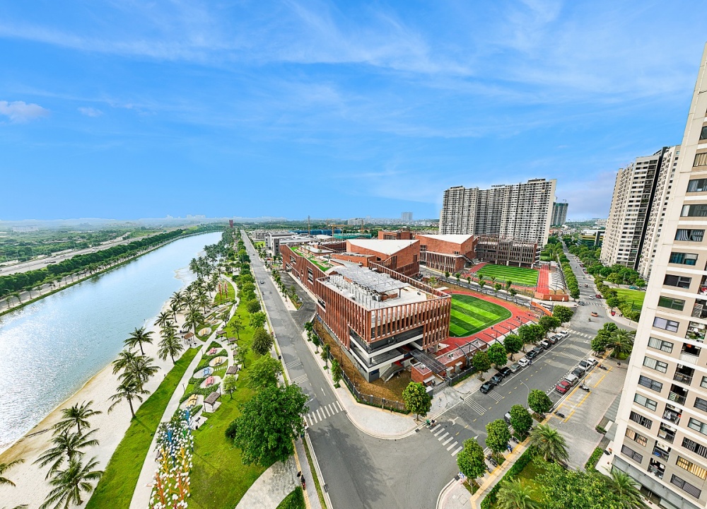 Vị trí đắc địa của The Bervely giúp cư dân có thể dễ dàng tiếp cận hệ thống giáo dục đẳng cấp 