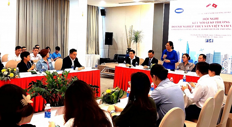Kết nối giao thương doanh nghiệp thủy sản Việt Nam và Singapore