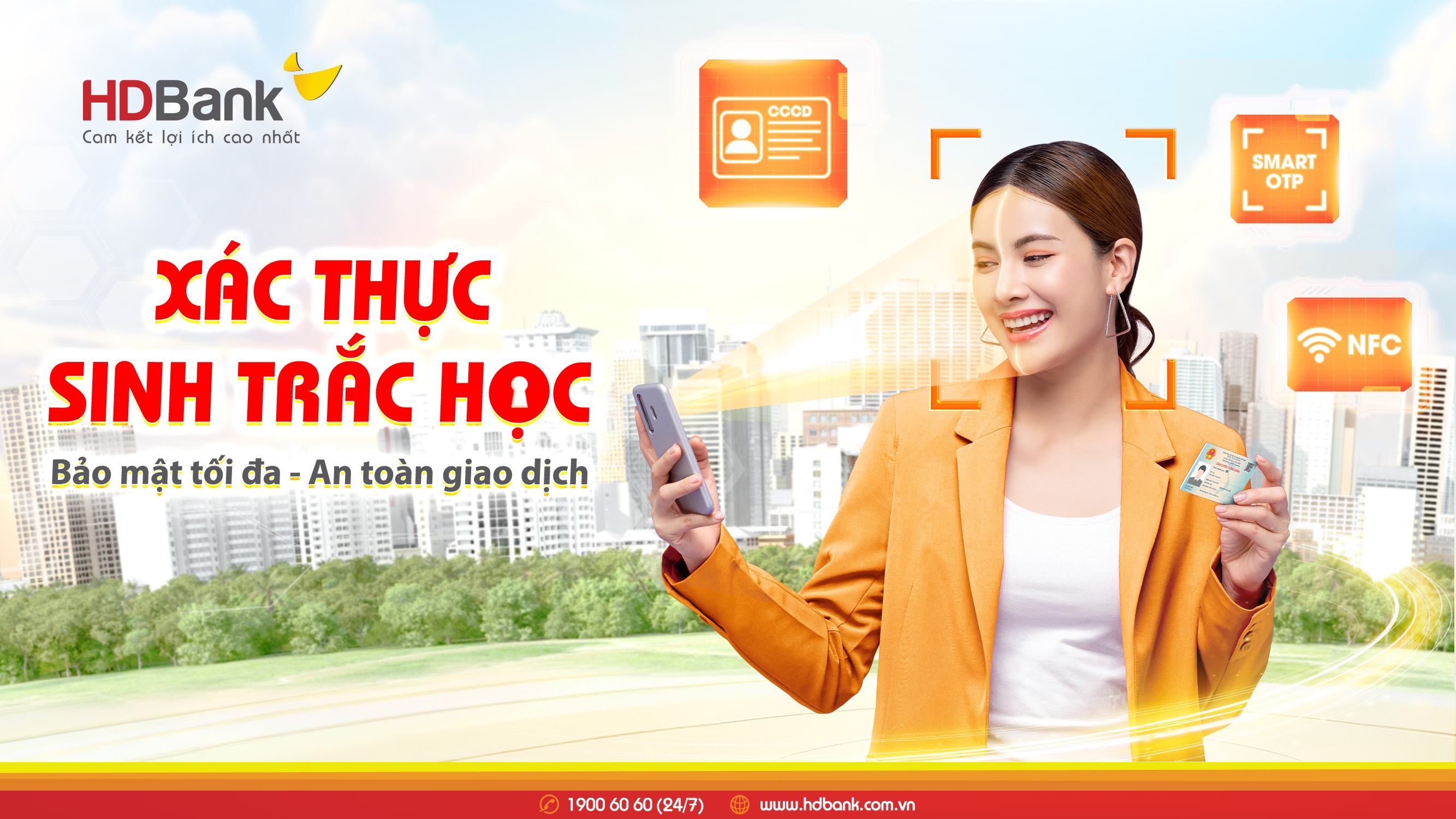 HDBank triển khai xác thực sinh trắc học để tăng cường an toàn giao dịch