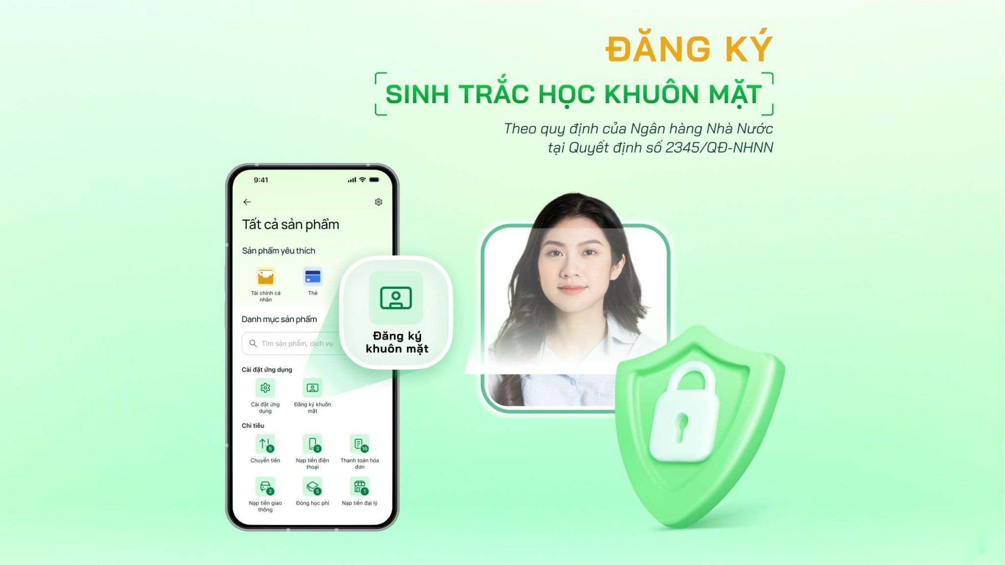Ngân hàng đã và đang đẩy mạnh công tác hỗ trợ khách hàng hoàn tất cập nhật sinh trắc học