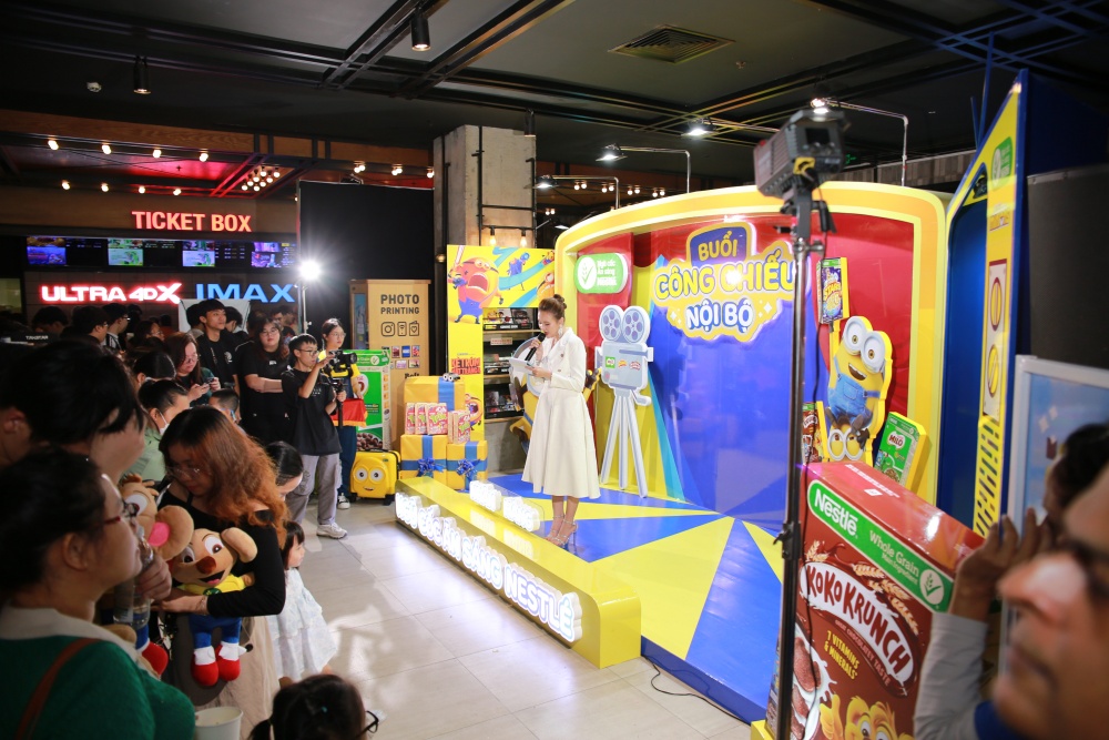 Sự kiện nhận được sự ủng hộ nhiệt tình từ khách hàng của Nhãn hàng Ngũ cốc ăn sáng Nestlé.