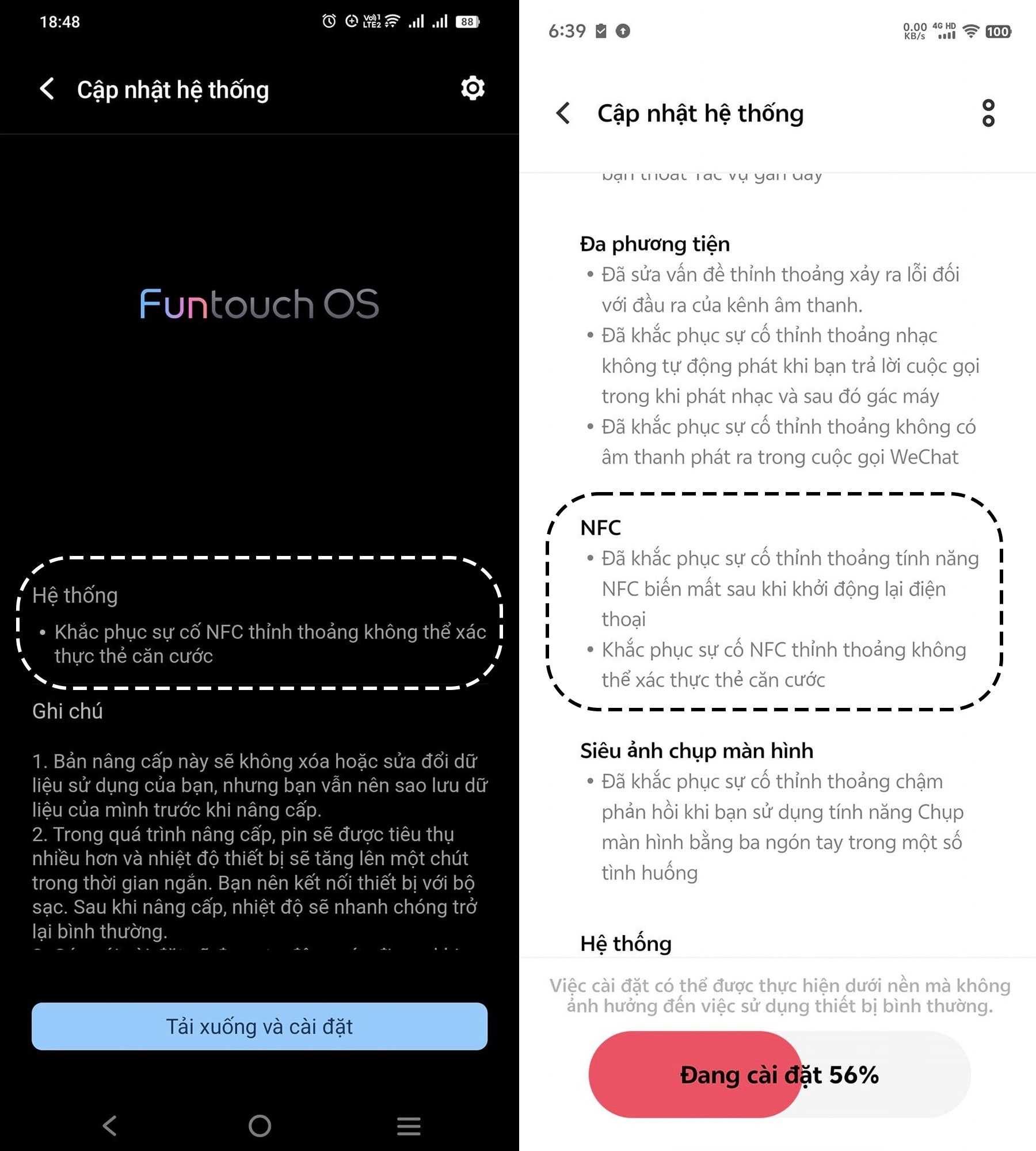 Lỗi quét CCCD được khắc phục qua bản cập nhật vá lỗi trên điện thoại vivo