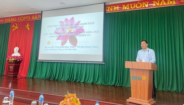 Điện Biên: Hội nghị tập huấn an toàn kho quỹ và phòng chống tội phạm