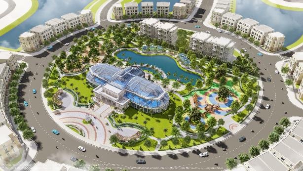 Cư dân Hoàng Gia được sở hữu riêng không gian xanh hơn 2 ha của Europa Royal Park