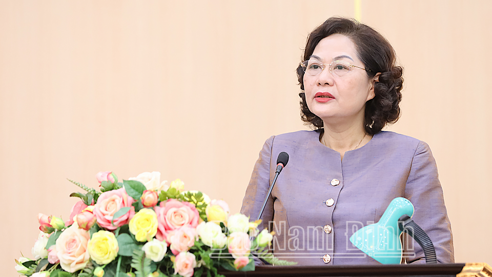 Tăng cường sự lãnh đạo của Đảng đối với công tác tín dụng chính sách xã hội tại Nam Định Tăng cường sự lãnh đạo của Đảng đối với công tác tín dụng chính sách xã hội tại Nam Định