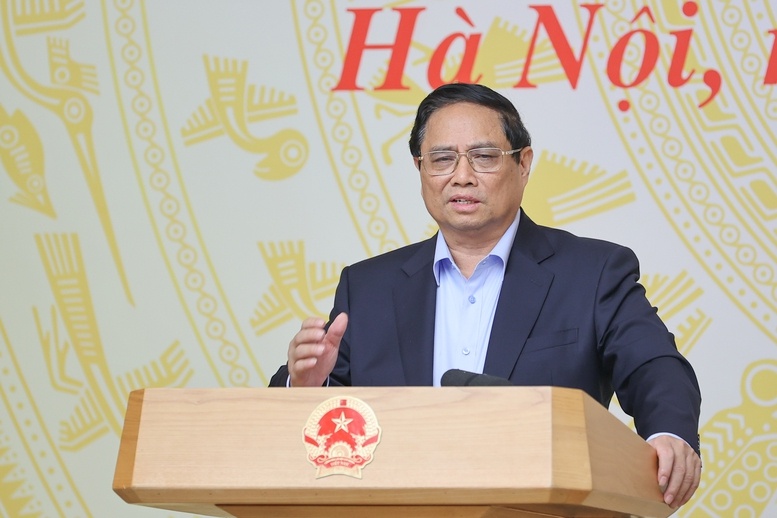 Thủ tướng khái quát 5 bài học kinh nghiệm quan trọng trong chuyển đổi số - Ảnh: VGP/Nhật Bắc Thủ tướng khái quát 5 bài học kinh nghiệm quan trọng trong chuyển đổi số - Ảnh: VGP/Nhật Bắc