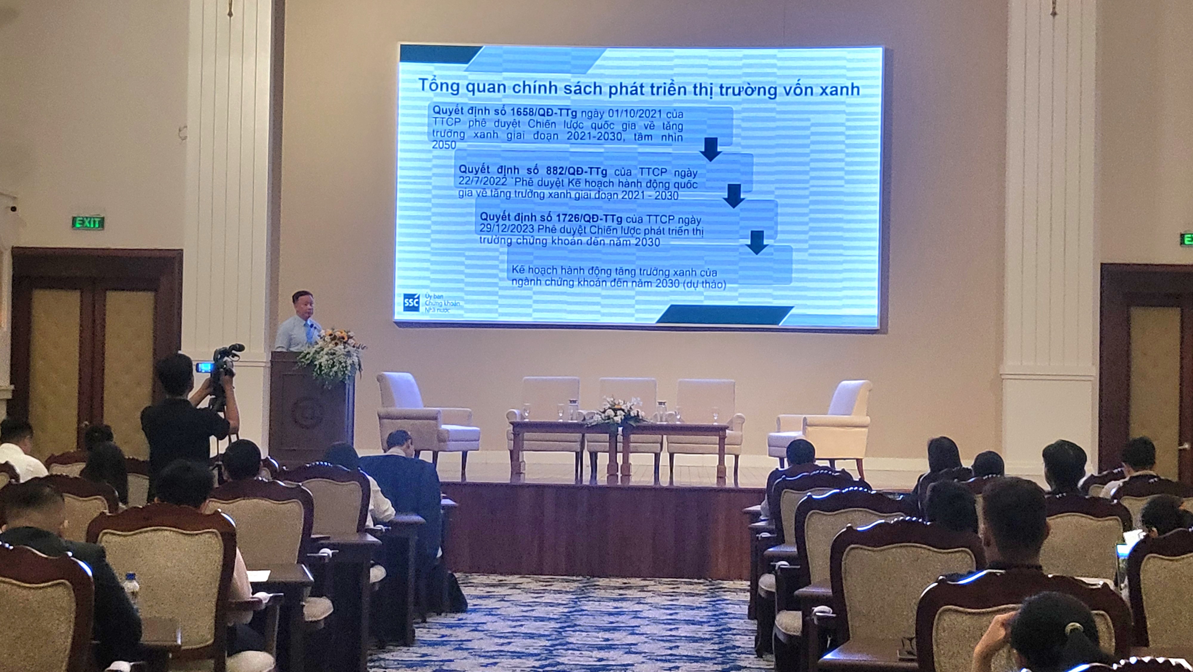 Diễn đàn Tài chính xanh năm 2024 với chủ đề: "Khởi tạo mạnh mẽ, gia tăng dòng vốn xanh thúc đẩy tăng trưởng kinh tế bền vững” 