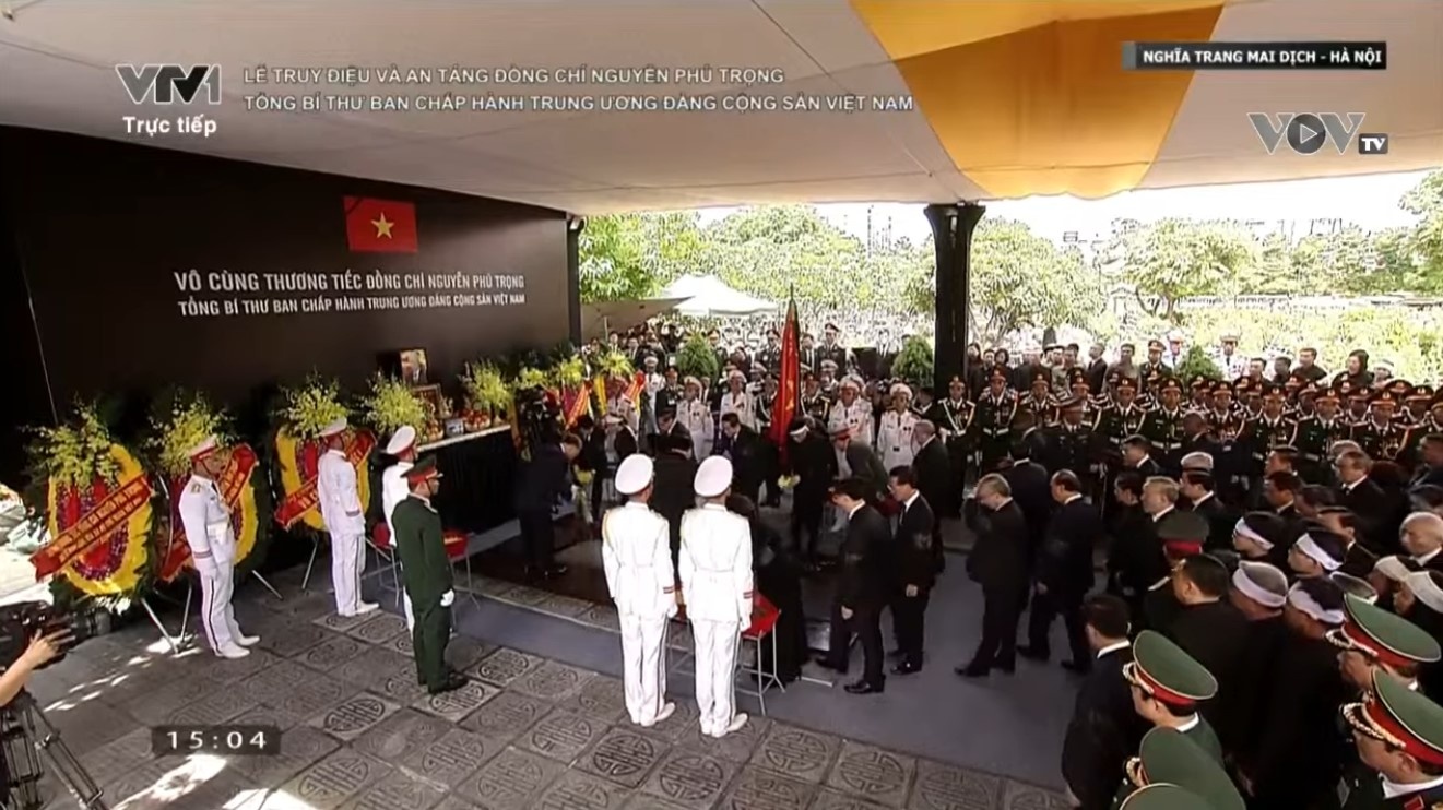 Lễ truy điệu và Lễ an táng Tổng Bí thư Nguyễn Phú Trọng Lễ truy điệu và Lễ an táng Tổng Bí thư Nguyễn Phú Trọng