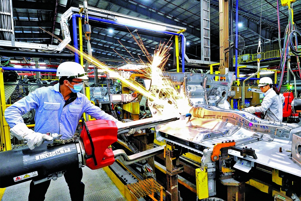 Sự phục hồi mạnh mẽ của công nghiệp chế biến, chế tạo đã đóng góp tích cực cho tăng trưởng