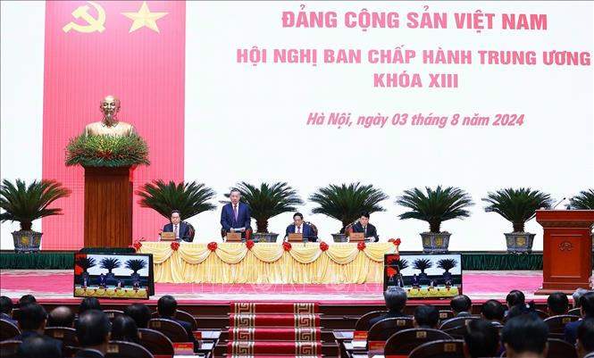Khai mạc Hội nghị Ban Chấp hành Trung ương khóa XIII Chú thích ảnh