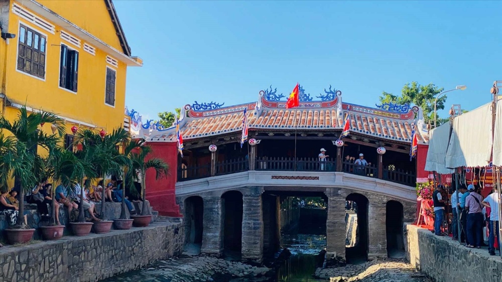 Chùa Cầu (Hội An) vừa được khánh thành sau hơn 19 tháng trùng tu