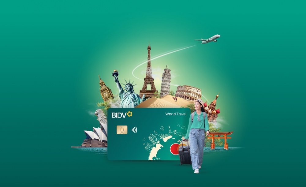 Khám phá thế giới với BIDV Mastercard World Travel