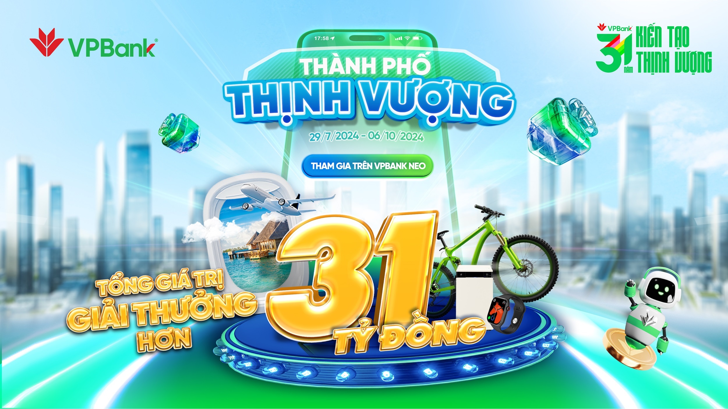 VPBank dành tặng cho khách hàng 31 tỷ đồng quà tặng dịp sinh nhật VPBank dành tặng cho khách hàng 31 tỷ đồng quà tặng dịp sinh nhật