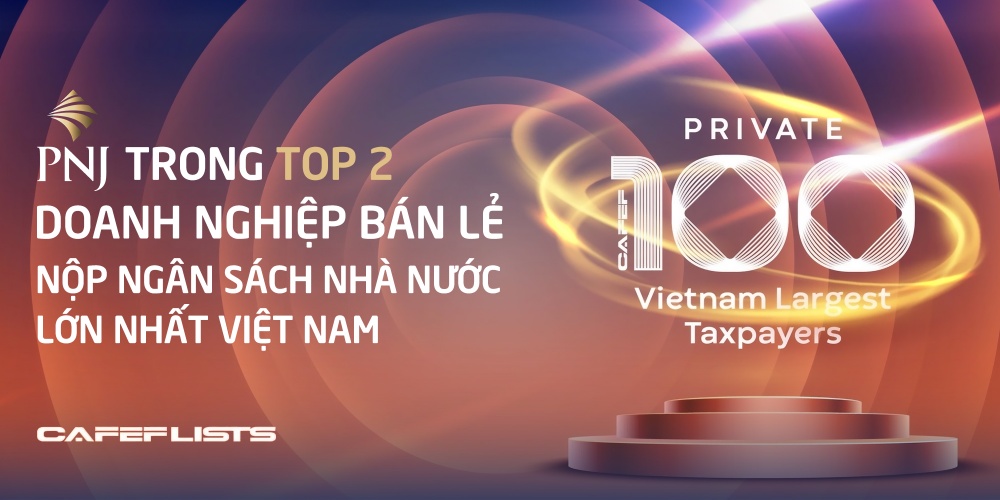 PNJ trong top 2 doanh nghiệp bán lẻ nộp ngân sách lớn nhất Việt Nam. PNJ trong top 2 doanh nghiệp bán lẻ nộp ngân sách lớn nhất Việt Nam.