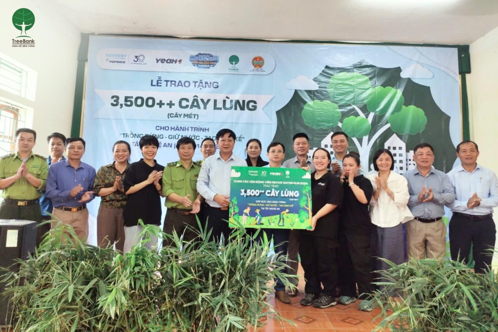 undefined TreeBank trao tặng 3.500 cây lùng cho các hộ dân huyện Tương Dương