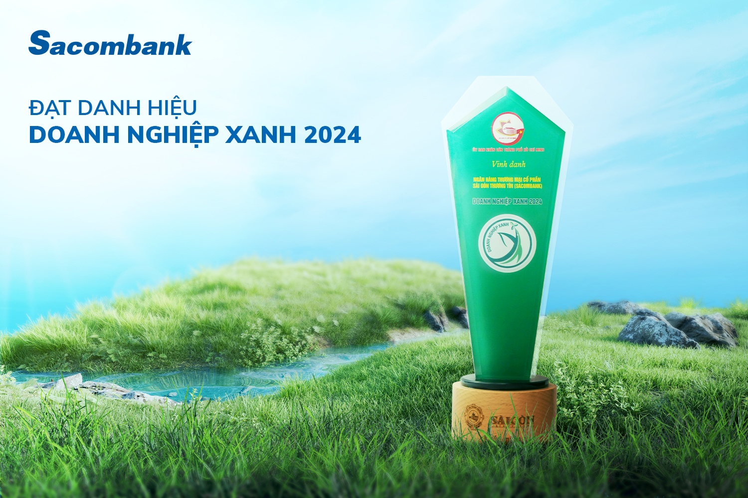 Sacombank 2 năm liên tiếp nhận danh hiệu Doanh nghiệp Xanh TP.HCM Sacombank 2 năm liên tiếp nhận danh hiệu Doanh nghiệp Xanh TP.HCM