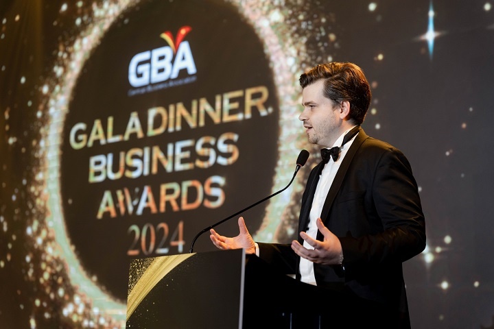 Ông Alexander Ziehe, Chủ tịch GBA phát biểu khai mạc sự kiện. Ông Alexander Ziehe, Chủ tịch GBA phát biểu khai mạc sự kiện.