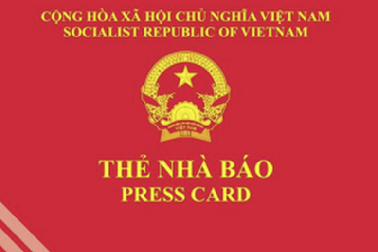 Đề xuất sửa quy định về thủ tục cấp, đổi thẻ nhà báo Sẽ sửa quy định về thủ tục cấp, đổi thẻ nhà báo