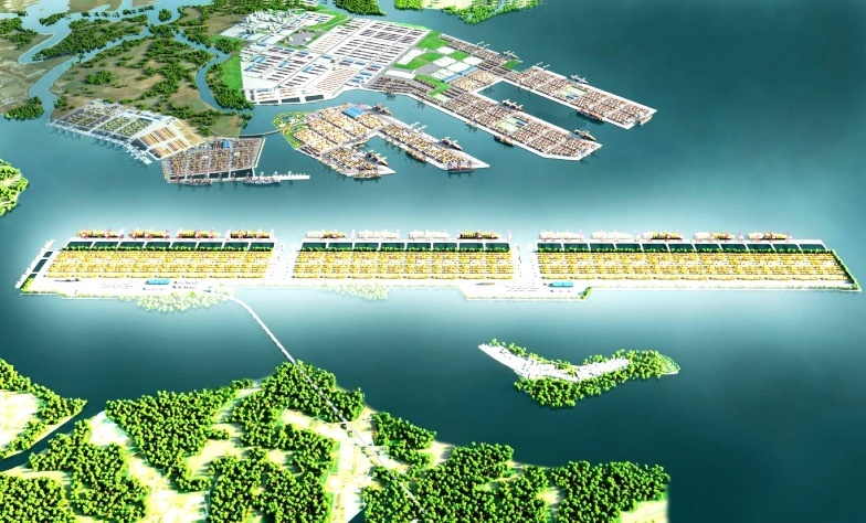 Mô hình cảng trung chuyển quốc tế Cần Giờ Mô hình cảng trung chuyển quốc tế Cần Giờ