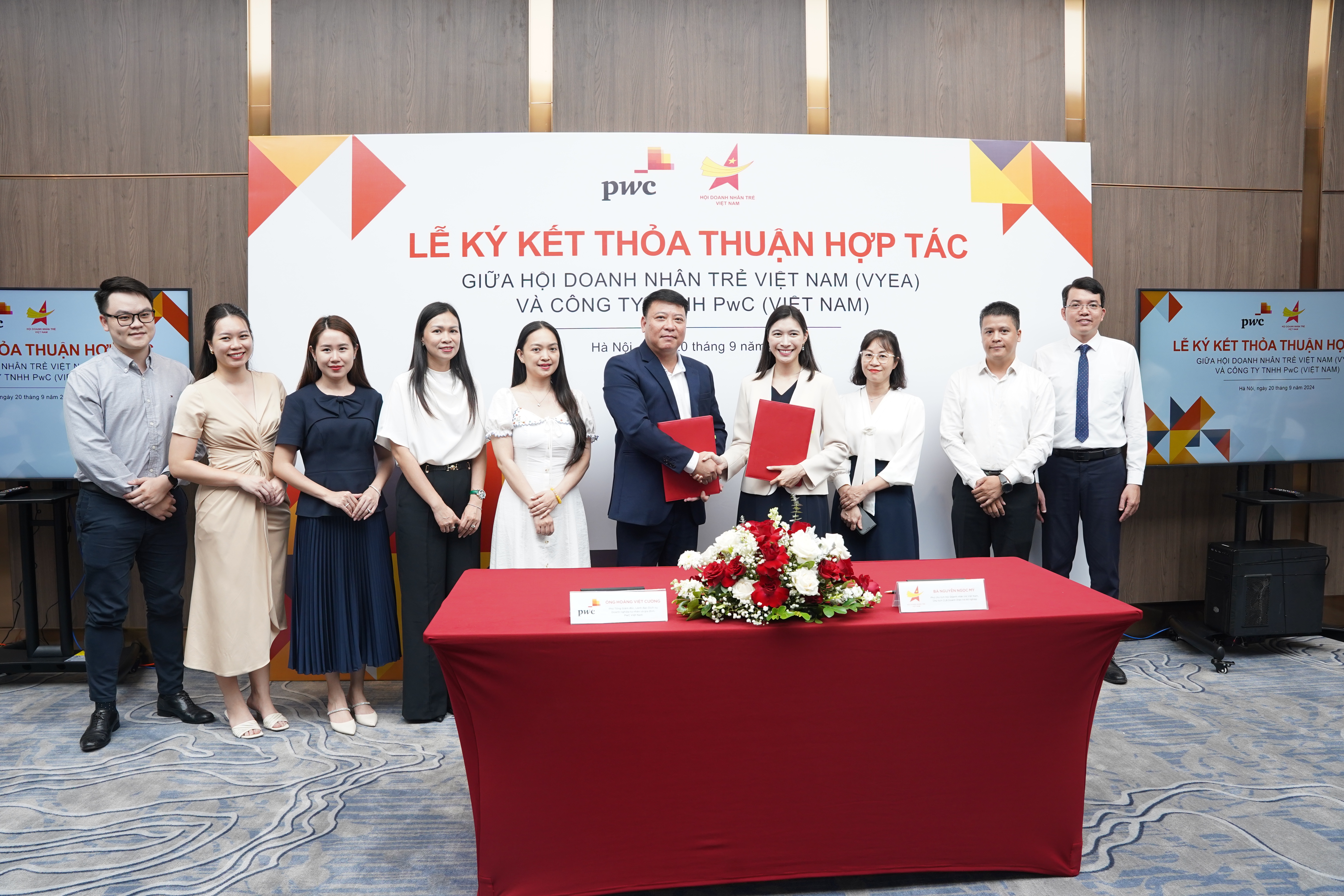 Hội Doanh nhân trẻ Việt Nam và PwC Việt Nam ký kết Thỏa thuận hợp tác hỗ trợ chuyên môn Hội Doanh nhân trẻ Việt Nam và PwC Việt Nam ký kết Thỏa thuận hợp tác hỗ trợ chuyên môn