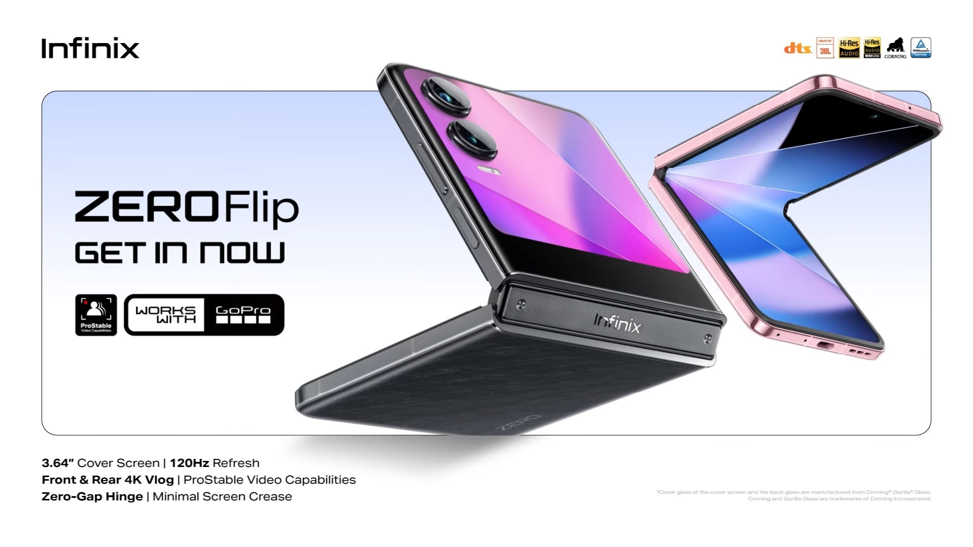 Infinix gia nhập thị trường smartphone gập với Infinix Zero Flip, giá chỉ từ 15 triệu