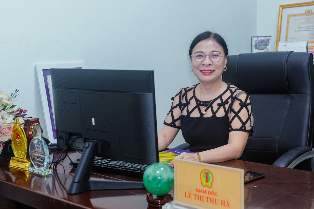 Bà Lê Thị Thu Hà - Giám đốc QTDND Ngọc Sơn