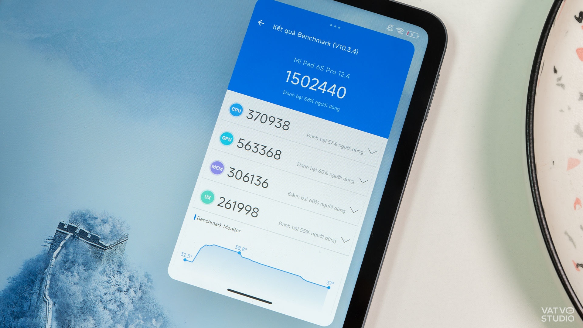 Điểm số AnTuTu Benchmark trên Xiaomi Pad 6S Pro 12.4 Điểm số AnTuTu Benchmark trên Xiaomi Pad 6S Pro 12.4