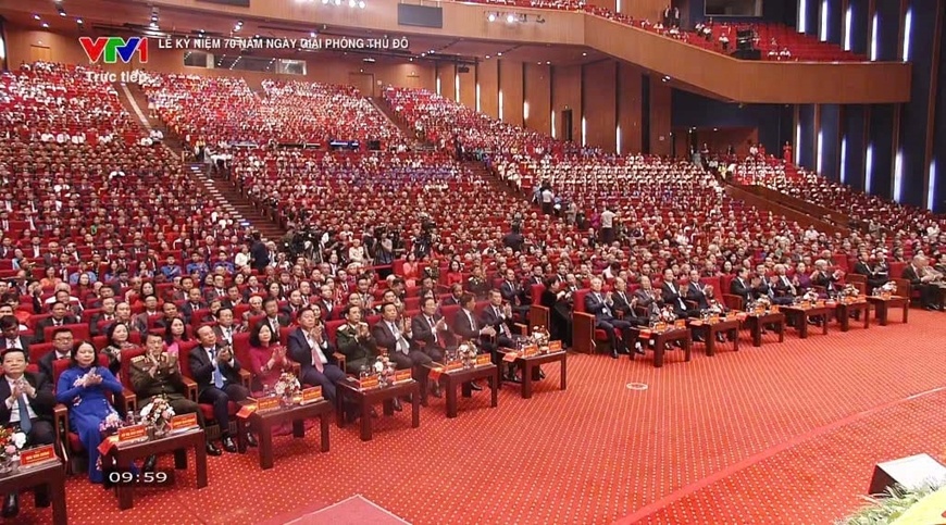 Lễ kỷ niệm cũng có sự tham dự của các đồng chí cán bộ lão thành cách mạng, các Bà mẹ Việt Nam anh hùng, Anh hùng lực lượng vũ trang Nhân dân, anh hùng lao động; các đồng chí lãnh đạo, nguyên lãnh đạo TP. Hà Nội; đại biểu đại diện Đoàn ngoại giao, Đại sứ quán các nước, các tổ chức quốc tế…