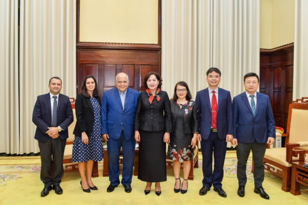 Thống đốc Nguyễn Thị Hồng tiếp Đại sứ đặc mệnh toàn quyền Cộng hòa Cuba tại Việt Nam