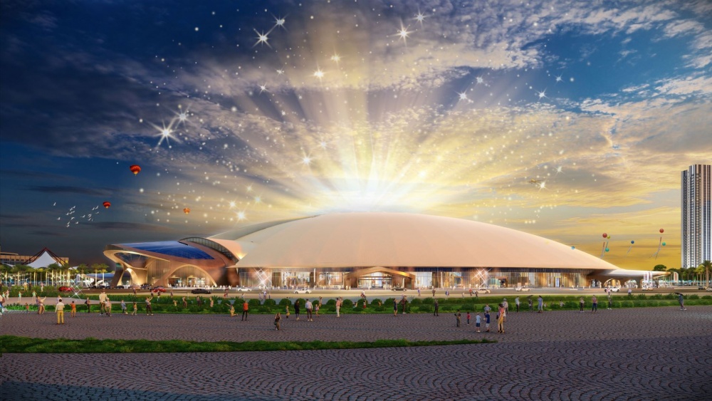 Khi hoàn thành, Trung tâm Hội chợ Triển lãm Quốc gia sẽ là điểm đến của các sự kiện thương mại, triển lãm quy mô toàn cầu